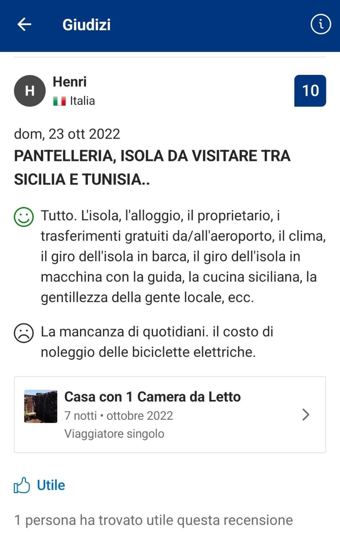 Appartamento Scialu&Riscialu Pantelleria Esterno foto